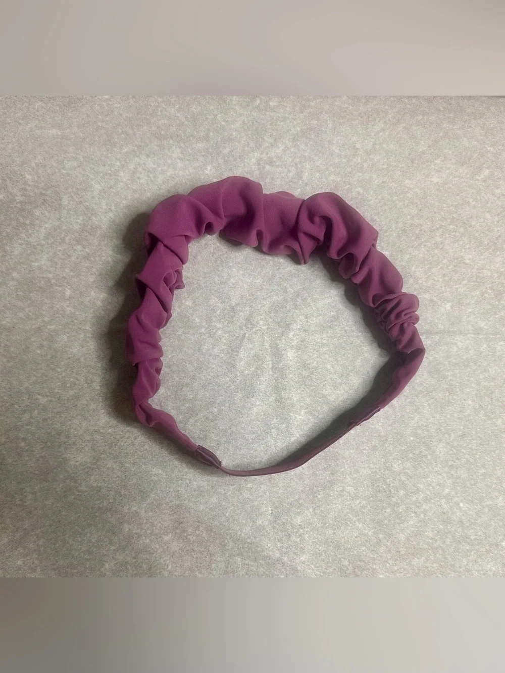 NWOT Lululemon Nulux Gathered Headband Vintage Plum Ruched Scrunchie